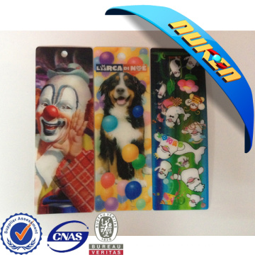 Charming 3D Lenticular Bookmark for Promotional Gift